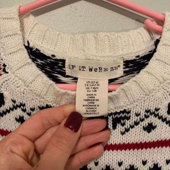 Girls Sweater Dress - Picture 4 of 5